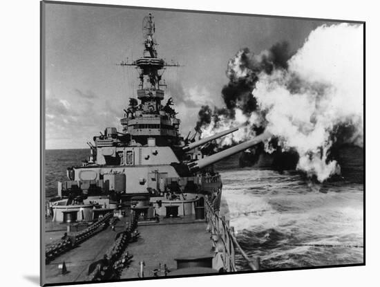 WWII USS Missouri-null-Mounted Premium Photographic Print