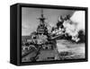 WWII USS Missouri-null-Framed Stretched Canvas