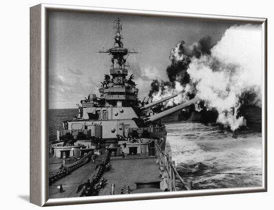 WWII USS Missouri-null-Framed Photographic Print