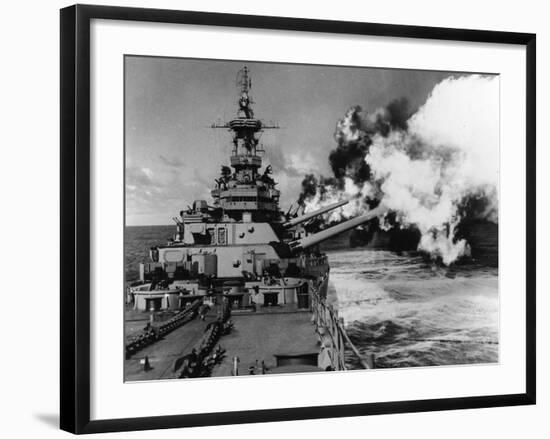 WWII USS Missouri-null-Framed Photographic Print