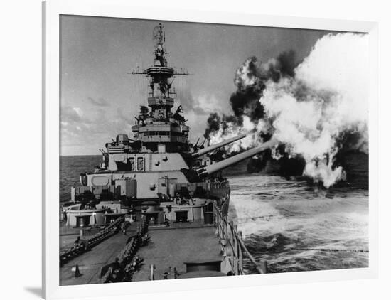 WWII USS Missouri-null-Framed Photographic Print