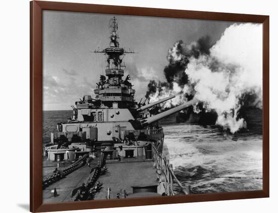 WWII USS Missouri-null-Framed Photographic Print