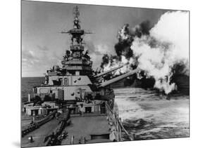 WWII USS Missouri-null-Mounted Photographic Print