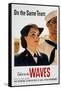 WWII: Waves Poster-null-Framed Stretched Canvas