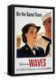 WWII: Waves Poster-null-Framed Stretched Canvas