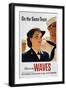 WWII: Waves Poster-null-Framed Giclee Print