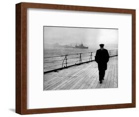 WWII, Winston Churchill, U.K. Prime Minister-Science Source-Framed Giclee Print