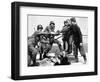 WWII Yanks and Russians Meet 1945-null-Framed Photographic Print