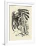 WWl Belgium fighting metaphorical German eagle-Walter Crane-Framed Giclee Print
