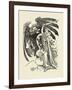 WWl Belgium fighting metaphorical German eagle-Walter Crane-Framed Giclee Print