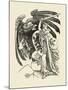 WWl Belgium fighting metaphorical German eagle-Walter Crane-Mounted Giclee Print