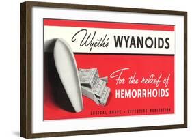 Wyanoids Hemorrhoidd Medication-null-Framed Art Print