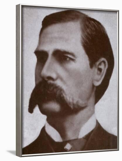 Wyatt Earp Legendary Western Hero, 1880s-null-Framed Photo