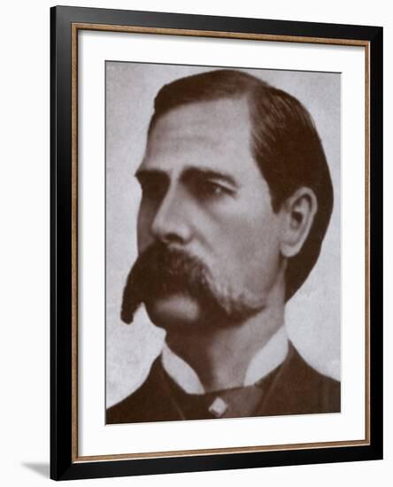 Wyatt Earp Legendary Western Hero, 1880s-null-Framed Photo