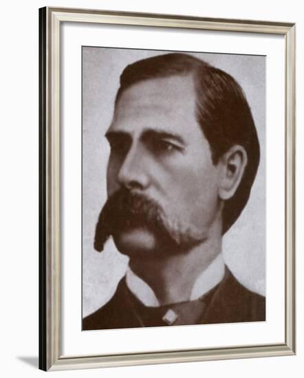 Wyatt Earp Legendary Western Hero, 1880s-null-Framed Photo