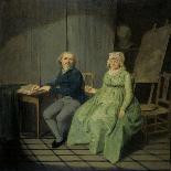 A Painter with His Wife-Wybrand Hendriks-Framed Art Print