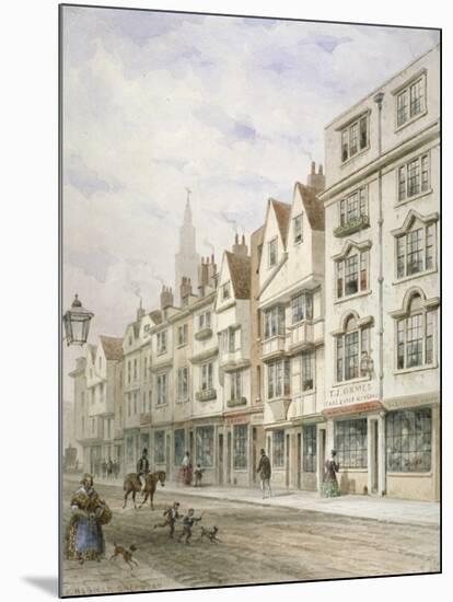 Wych Street, Westminster, London, C1850-Thomas Hosmer Shepherd-Mounted Giclee Print
