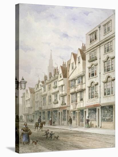 Wych Street, Westminster, London, C1850-Thomas Hosmer Shepherd-Stretched Canvas