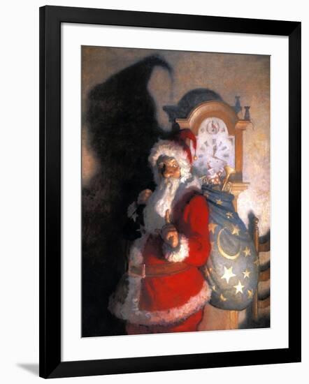 Wyeth: Old Kris (Kringle)-Newell Convers Wyeth-Framed Giclee Print