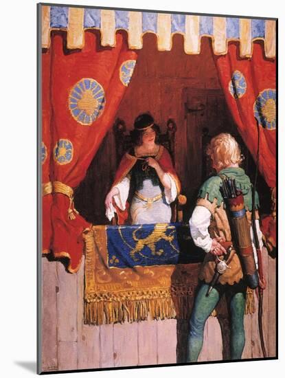 Wyeth: Robin Hood & Marian-Newell Convers Wyeth-Mounted Giclee Print