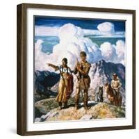 Wyeth: Sacajawea-Newell Convers Wyeth-Framed Giclee Print