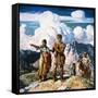 Wyeth: Sacajawea-Newell Convers Wyeth-Framed Stretched Canvas