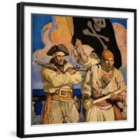 Wyeth: Treasure Island-Newell Convers Wyeth-Framed Giclee Print