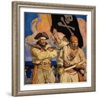 Wyeth: Treasure Island-Newell Convers Wyeth-Framed Giclee Print