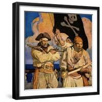 Wyeth: Treasure Island-Newell Convers Wyeth-Framed Giclee Print