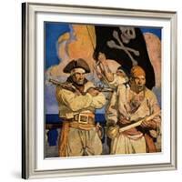 Wyeth: Treasure Island-Newell Convers Wyeth-Framed Giclee Print