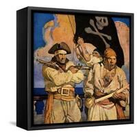 Wyeth: Treasure Island-Newell Convers Wyeth-Framed Stretched Canvas