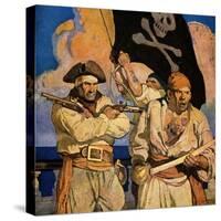 Wyeth: Treasure Island-Newell Convers Wyeth-Stretched Canvas