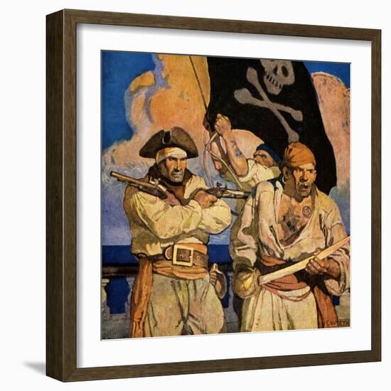 Wyeth: Treasure Island-Newell Convers Wyeth-Framed Giclee Print