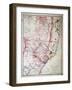 Wyld's Military Sketch of Zululand, 1879-James Wyld the Elder-Framed Giclee Print