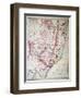 Wyld's Military Sketch of Zululand, 1879-James Wyld the Elder-Framed Giclee Print