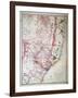 Wyld's Military Sketch of Zululand, 1879-James Wyld the Elder-Framed Giclee Print