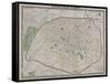 Wyld's Plan of Paris, 1870-James Wyld-Framed Stretched Canvas