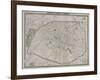 Wyld's Plan of Paris, 1870-James Wyld-Framed Giclee Print