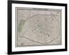 Wyld's Plan of Paris, 1870-James Wyld-Framed Giclee Print