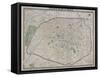 Wyld's Plan of Paris, 1870-James Wyld-Framed Stretched Canvas