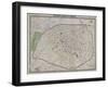 Wyld's Plan of Paris, 1870-James Wyld-Framed Giclee Print