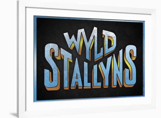 Wyld Stallyns Movie Music-null-Framed Art Print