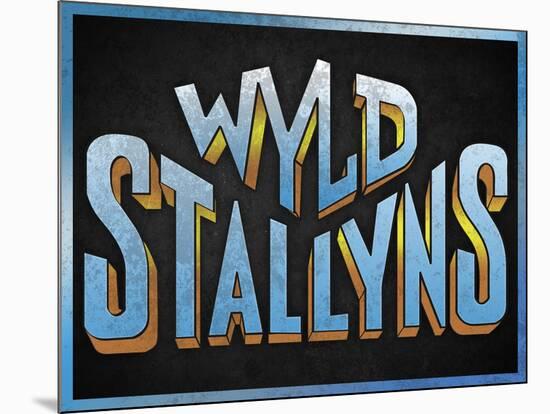 Wyld Stallyns-null-Mounted Poster