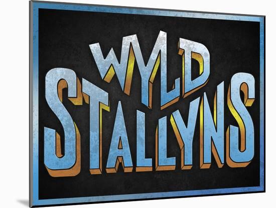Wyld Stallyns-null-Mounted Poster