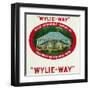 Wylie-Way Brand Cigar Box Label, Wylie Permanent Camping Co in Yellowstone National Park-Lantern Press-Framed Art Print