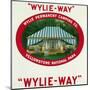 Wylie-Way Brand Cigar Box Label, Wylie Permanent Camping Co in Yellowstone National Park-Lantern Press-Mounted Art Print