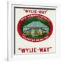 Wylie-Way Brand Cigar Box Label, Wylie Permanent Camping Co in Yellowstone National Park-Lantern Press-Framed Art Print