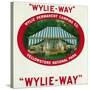 Wylie-Way Brand Cigar Box Label, Wylie Permanent Camping Co in Yellowstone National Park-Lantern Press-Stretched Canvas