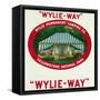 Wylie-Way Brand Cigar Box Label, Wylie Permanent Camping Co in Yellowstone National Park-Lantern Press-Framed Stretched Canvas