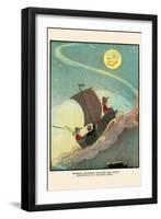 Wynken, Blynken, and Nod Sailed Off In a Wooden Shoe-Eugene Field-Framed Art Print